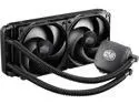 Cooler Master Nepton 240M - CPU Water Cooling System, All-In-One Kit with 240mm Radiator and 2 Silencio Fans