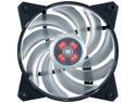 MasterFan Pro 120 Air Balance RGB with Hybrid-Design Fan Blade, Speed Profiles, Jam Protection, and Customizable Color Options by Cooler Master