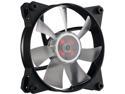 MasterFan Pro 120 Air Flow RGB with Jet-Inspired Fan Blade, Speed Profiles, Customizable Colors, and Noise Reduction Technology by Cooler Master