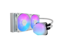 240 Elite Liquid White AIO CPU Liquid Cooler, R9|Ultra 7, Ceramic Bearing Pump, Translucent a RGB Cover, 240 Radiator, PWM Fans, AMD Ryzen AM5|4, Intel LGA 1851|1700 Platform Design by Cooler Master