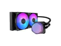 Cooler Master Elite Liquid 240 CPU AIO Cooler - 240mm Radiator, 2x ARGB PWM Fans, Dual-Chamber Pump Design, Ultra-Quiet High-Performance Cooling, AMD AM5/AM4 & Intel LGA 1851/1700, Black