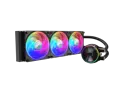 Cooler Master MasterLiquid PL360 FLUX Close-Loop AIO CPU Liquid Cooler, Dual Chamber Pump, Ceramic Bearing Impeller, Enlarged Copper Base, ARGB PL-Flux 120mm Fans for AMD Ryzen/Intel 1700/1200/115X