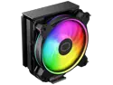 Cooler Master Hyper 212 Halo Black CPU Air Cooler, MF120 Halo² Fan, Dual Loop ARGB, Aluminum Top Cover, 4 Copper Heat Pipes, 154mm (H) for AMD Ryzen AM5/AM4, Intel LGA 1851 1700/1200 (RR-S4KK-20PA-R1)