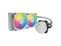 Cooler Master MasterLiquid 240L Core White 240mm Close-Loop AIO Liquid Cooler, ARGB Sync, Gen S Coldplate Pump, 120mm PWM, CryoFuze 14W/mK, AMD AM5/AM4, Intel LGA 1851/1700/1200 (MLW-D24M-A18PZ-RW)