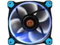 Thermaltake Riing 12 Series High Static Pressure 120mm Circular Blue LED Ring Case/Radiator Fan CL-F038-PL12BU-A