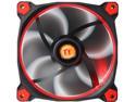 Thermaltake Riing 14 Series High Static Pressure 140mm Circular Red LED Ring Case/Radiator Fan CL-F039-PL14RE-A
