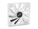 AeroCool SilverLightning140mm 140mm White LED Case Cooling Fan