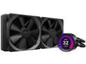 NZXT Kraken Z Series Z63 280mm - RL-KRZ63-01 - AIO RGB CPU Liquid Cooler - Customizable LCD Display - Improved Pump - Powered by CAM V4 - RGB Connector - Aer P 140mm Radiator Fans LGA 1700 Compatible