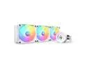 NZXT Kraken Elite RGB 360mm - RL-KR36E-W1 – RGB AIO CPU Liquid Cooler – Customizable LCD Display - 3 x F120RGB Core Fans Radiator Fans White LGA 1851/1700 AMD AM5 Compatible