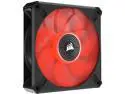 CORSAIR ML120 LED ELITE Red Premium 120mm PWM Magnetic Levitation Fan - Black