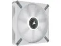 CORSAIR ML140 LED ELITE White Premium 140mm PWM Magnetic Levitation Fan - White