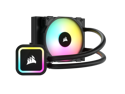 Corsair H60x RGB Elite Liquid CPU Cooler - 16 Dynamic RGB LEDs - SP120 RGB Elite Series PWM Fan with AirGuide Technology - Intel LGA 1851, 1700, 1200, 115X, 2066, AMD AM5/AM4 - Black, 120mm AIO