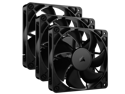 CORSAIR RS120 PWM 120mm Fans Triple Pack - Simplified Control - Daisy-Chain 4-Pin PWM Connection - Concentrated AirGuide Cooling - Magnetic Dome Bearing