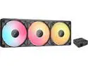 CORSAIR iCUE LINK RX360 II RGB PWM Fans with System Hub - Unified Frame - Optimized for Quiet Operation - Up to 2,100 RPM - 8 RGB LEDs per Fan - iCUE LINK System Hub Included