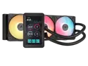 CORSAIR iCUE LINK TITAN II 360 RX LCD AIO Liquid CPU Cooler - 5" IPS LCD Screen - 720x1280 - DisplayPort Input - RX II RGB Fans - Fits AMD AM5/AM4 & Intel LGA 1954/1851/1700 - iCUE LINK System Hub Inc