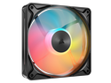 CORSAIR RS120 II ARGB 120mm PWM Fan - Daisy-Chain Connectivity - Magnetic Dome Bearing - AirGuide Technology - 8x RGB LEDs - Zero RPM Mode