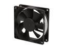 Rosewill RFA-80-K - 80mm Computer Case Cooling Fan with LP4 Adapter - Sleeve Bearing, Silent Case Fan
