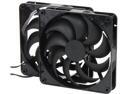 Rosewill RNBD-131409 - 140mm Computer Case Cooling Fan with LP4 Adapter - Sleeve Bearing, Super Quiet (Pack of 2)
