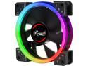 Rosewill 120mm True RGB LED Case Fan (1-Pack), Dual Ring Addressable RGB, Ultra Quiet Cooling with Long Life Rifle Bearing - RGBF-S12002