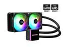 Enermax LIQMAX III 240 ARGB, All-in-one CPU Liquid Cooler for AM4 & AM5 / LGA 1851/1700/1200/1151, 240mm Radiator, Dual-Chamber Water Block, ARGB Fan - AM5 & LGA 1851,1700 Ready