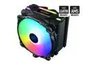 Enermax ETS-F40 ARGB CPU Air Cooler, 200W+ TDP for Intel/ AMD Universal Socket, AM4 & AM5 / LGA 1700/1200/1151, 4 Direct Contact Heat Pipes, 140mm Silent PWM Fan - AM5 & LGA1700 Ready