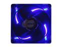 HIPER HFF-1B12S Blue LED 120mm Transparent Chrome Case Fan