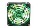 APEVIA CF8SL-BGN 80mm Green LED Case Fan w/Grill