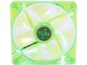 APEVIA 14SL-GN 140mm Green LED 140mm 4pin+3pin  Case Fan