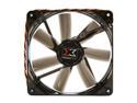 XIGMATEK FCB (Fluid Circulative Bearing) Cooling System XLF XLF-F1455 140mm White LED Black  Case Fan PSU Molex Adapter/extender included