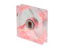 XIGMATEK FCB (Fluid Circulative Bearing) Cooling System Crystal Series CLF-F1252 120mm Red LED Case Fan PSU Molex Adapter/extender included