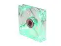 XIGMATEK FCB (Fluid Circulative Bearing) Cooling System Crystal Series CLF-F1253 120mm Green LED Case Fan PSU Molex Adapter/extender included
