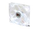 XIGMATEK FCB (Fluid Circulative Bearing) Cooling System Crystal Series CLF-F1254 120mm White LED Case Fan  PSU Molex Adapter/extender included