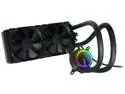Fractal Design Celsius+ S24 Dynamic X2 PWM Black 240mm Silent Performance Slim Radiator AIO CPU Liquid/Water Cooler, LGA 1700 Ready / AM5 Compatible