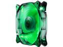 COUGAR 12CM CFD Green LED Hydraulic (Liquid) Bearing Ultra Silent Fan 1200RPM, 64.4CFM, 16.6dBA - Retail