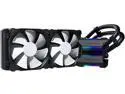 Phanteks Glacier One 240MP D-RGB AIO Liquid CPU Cooler, Infinity Mirror Pump Cap Design, 2x Silent 120mm MP PWM Fans, Black, PH-GO240MP_DBK01
