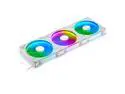 Phanteks D30-140 DRGB PWM FAN 3Pack, Premium D-RGB Performance Fans, ARGB/DRGB lighting, Daisy-chain Fan Linking system, White, 3Pack
