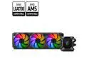 MSI MPG Series CORELIQUID K360, ARGB CPU Liquid Cooler (AIO): Customizable LCD Screen Design, 360mm Radiator, Triple 120mm ARGB PWM Fans LGA 1700 / AM5 Compatible