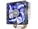 DEEPCOOL GAMMAXX 400 CPU Air Cooler 4 Direct Contact Heatpipes, 120mm PWM Fan with Blue LED, Multi-platform Intel/AMD CPUs (AM4 Compatible)