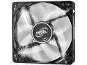 DEEPCOOL WIND BLADE 120 Hydro Bearing Semi-transparent Black Fan with White LED