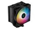 DeepCool AG500 BK ARGB Single-Tower Performance CPU Cooler, 5 Copper Heat Pipes, 120mm ARGB PWM Fan, White