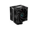 DeepCool AK400 ZERO DARK PLUS Performance CPU Cooler, 4 Copper Heat Pipes, 120mm Fluid Dynamic Bearing PWM Fans, 220W TDP