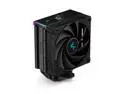 DeepCool AK400 DIGITAL Air Cooler, Single Tower, Real-Time CPU Status Screen, 4 Copper Heat Pipes, 220W Heat Dissipation, All Black Design