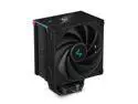 DeepCool AK500S DIGITAL Air Cooler, Single Tower, Real-Time CPU Status Screen, 5 Offset Copper Heat Pipes, All Black Design