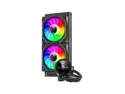 GAMEMAX IceBurg 240 Digital BK, Liquid CPU Cooler 240mm Addressable ARGB Pump AIO Water Cooler - Supports Intel LGA 1851/1700, AMD AM5/AM4
