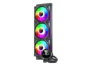 GAMEMAX  IceBurg 360 Digital BK, Liquid CPU Cooler 360mm Addressable ARGB Pump Fans 290W TDP AIO Water Cooler