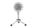 Blue Snowball USB Microphone for PC, Mac, Gaming, Recording, Streaming, Podcasting, Condenser Mic with Cardioid and Omnidirectional Pickup Patterns, Stylish Retro Design – White