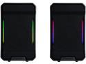 Phanteks Evolv Sound Mini, Compact, Gaming Speaker, Digital-RGB Lighting, Black.