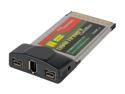 SYBA  SD-PCM30008  2 x 1394B+1 x 1394A Ports PCMCIA Cardbus - Retail