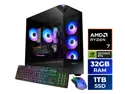 iBUYPOWER Element Gaming PC Desktop - AMD Ryzen 7 8700F, NVIDIA GeForce RTX 5060 8GB, 32GB DDR5 RGB RAM, 1TB NVMe SSD