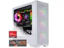 Skytech Eclipse Lite Gaming PC Desktop, Ryzen 7 9800X3D 4.7 GHz (5.2 GHz Turbo Boost), X670 Motherboard, AMD RX 9070 XT 16GB GDDR6, 2TB Gen4 NVME SSD, 32GB DDR5 6000, 1000W GOLD, Wi-Fi, Win 11